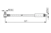 Bremsschlauch Hinterachse rechts BOSCH 1 987 476 095