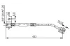 Bremsschlauch Vorderachse rechts BOSCH 1 987 476 103