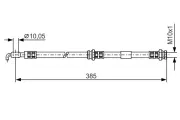 Bremsschlauch BOSCH 1 987 476 110