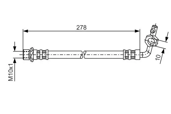 Bremsschlauch BOSCH 1 987 476 113