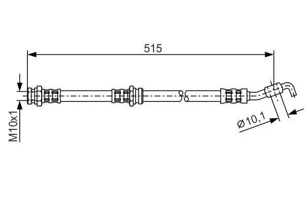 Bremsschlauch BOSCH 1 987 476 114