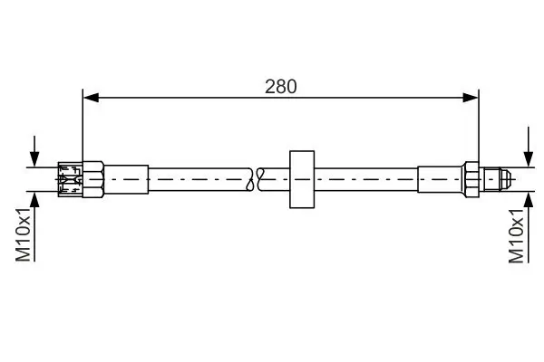 Bremsschlauch BOSCH 1 987 476 117