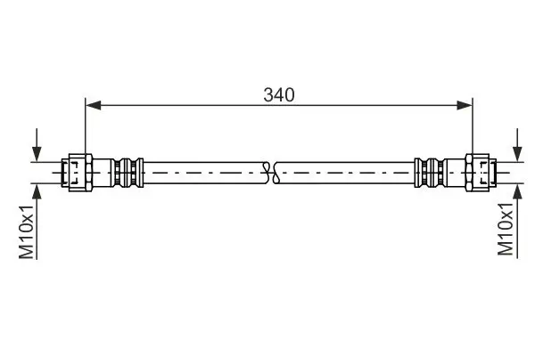 Bremsschlauch BOSCH 1 987 476 118