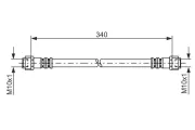 Bremsschlauch BOSCH 1 987 476 118