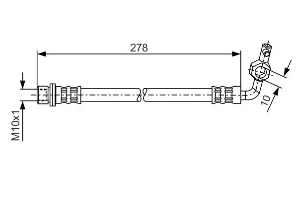 Bremsschlauch BOSCH 1 987 476 127