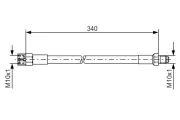 Bremsschlauch BOSCH 1 987 476 129