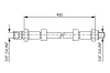 Bremsschlauch BOSCH 1 987 476 145 Bild Bremsschlauch BOSCH 1 987 476 145