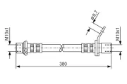 Bremsschlauch BOSCH 1 987 476 163