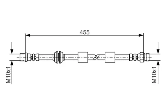 Bremsschlauch BOSCH 1 987 476 170 Bild Bremsschlauch BOSCH 1 987 476 170
