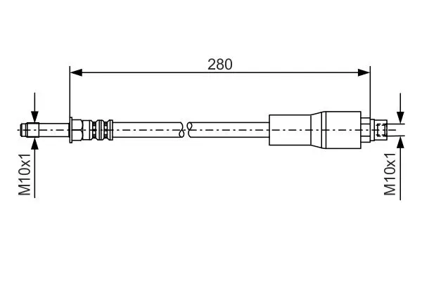 Bremsschlauch BOSCH 1 987 476 173