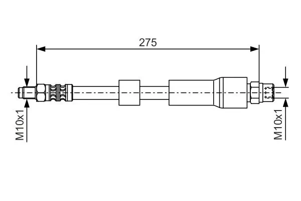 Bremsschlauch BOSCH 1 987 476 174