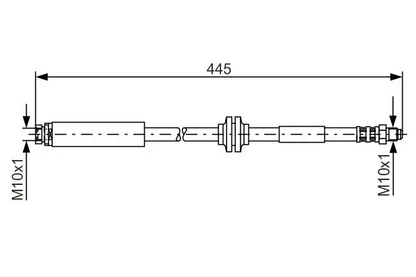 Bremsschlauch BOSCH 1 987 476 180