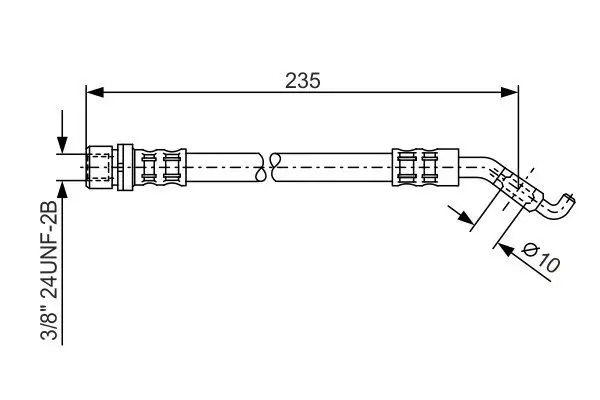 Bremsschlauch BOSCH 1 987 476 207