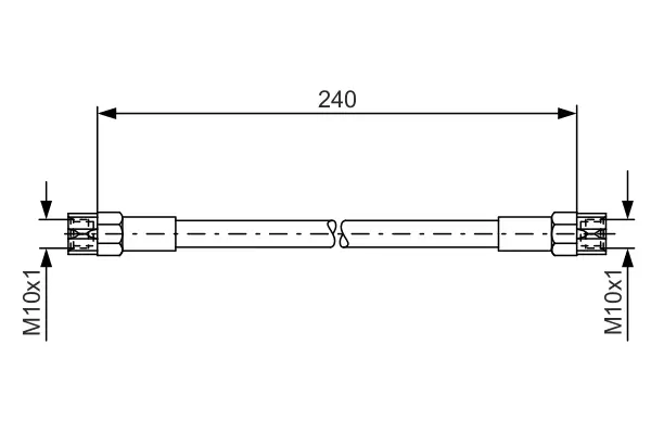 Bremsschlauch BOSCH 1 987 476 224