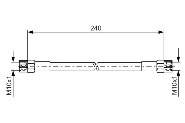 Bremsschlauch BOSCH 1 987 476 224