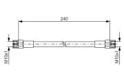 Bremsschlauch BOSCH 1 987 476 224