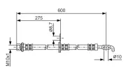 Bremsschlauch BOSCH 1 987 476 229