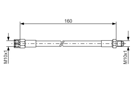 Bremsschlauch BOSCH 1 987 476 230 Bild Bremsschlauch BOSCH 1 987 476 230