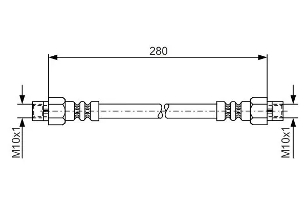 Bremsschlauch BOSCH 1 987 476 234