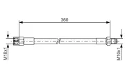 Bremsschlauch BOSCH 1 987 476 235