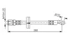 Bremsschlauch Vorderachse BOSCH 1 987 476 239