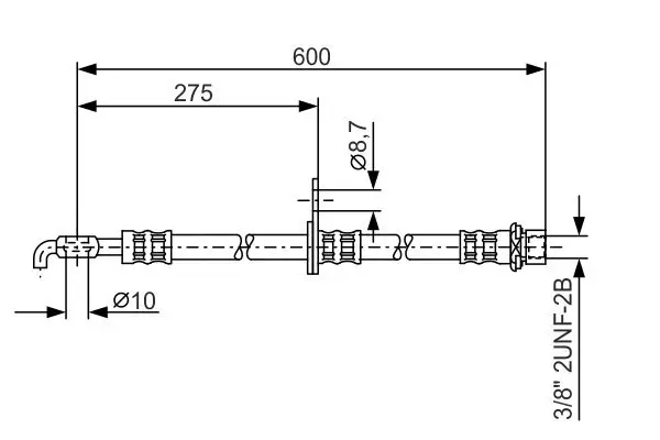 Bremsschlauch BOSCH 1 987 476 246