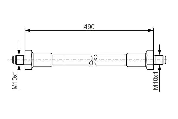 Bremsschlauch Vorderachse BOSCH 1 987 476 276