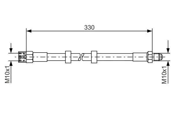 Bremsschlauch BOSCH 1 987 476 278