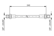 Bremsschlauch BOSCH 1 987 476 288