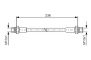 Bremsschlauch BOSCH 1 987 476 289