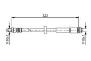 Bremsschlauch BOSCH 1 987 476 293