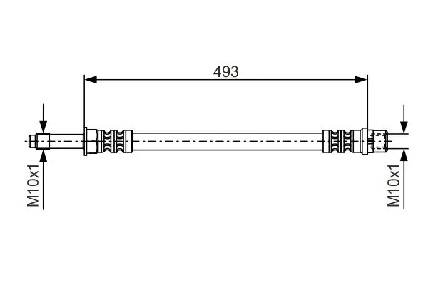 Bremsschlauch BOSCH 1 987 476 294