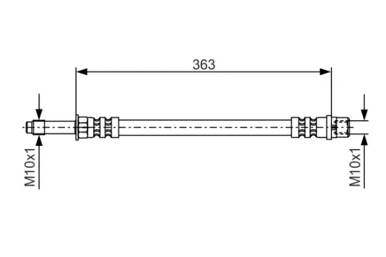 Bremsschlauch BOSCH 1 987 476 295 Bild Bremsschlauch BOSCH 1 987 476 295