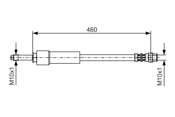 Bremsschlauch BOSCH 1 987 476 297