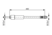 Bremsschlauch BOSCH 1 987 476 297