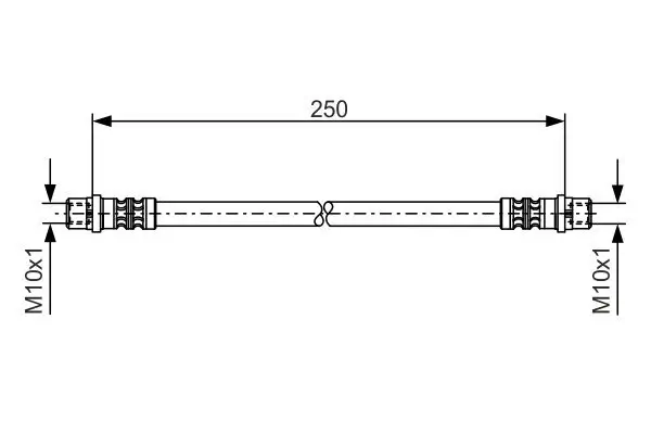 Bremsschlauch BOSCH 1 987 476 309