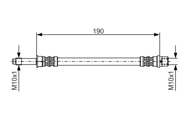 Bremsschlauch BOSCH 1 987 476 310