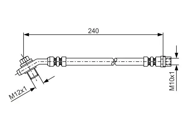 Bremsschlauch BOSCH 1 987 476 332