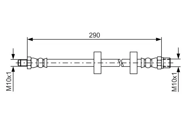 Bremsschlauch BOSCH 1 987 476 334