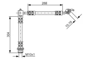 Bremsschlauch BOSCH 1 987 476 358