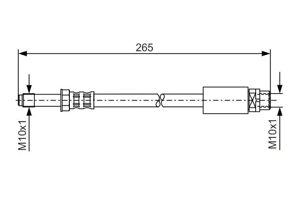 Bremsschlauch BOSCH 1 987 476 359