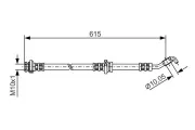 Bremsschlauch BOSCH 1 987 476 362