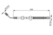 Bremsschlauch BOSCH 1 987 476 372