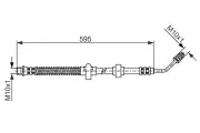 Bremsschlauch BOSCH 1 987 476 374