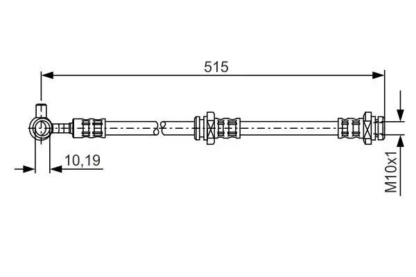 Bremsschlauch BOSCH 1 987 476 378