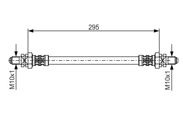 Bremsschlauch BOSCH 1 987 476 382