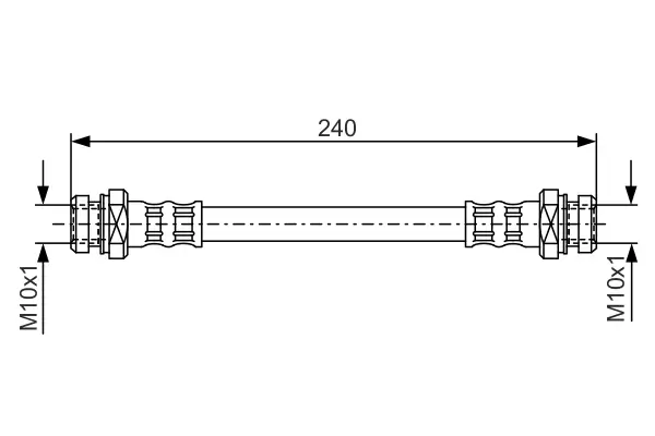 Bremsschlauch BOSCH 1 987 476 395