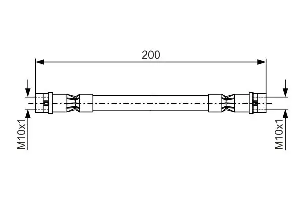 Bremsschlauch BOSCH 1 987 476 402