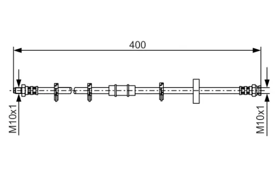 Bremsschlauch Vorderachse BOSCH 1 987 476 413 Bild Bremsschlauch Vorderachse BOSCH 1 987 476 413