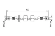 Bremsschlauch BOSCH 1 987 476 414